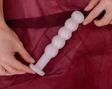 CLEAR QUARTZ YONI WAND - THE CLAIRE JOYSTICK - Yoni Wanderland